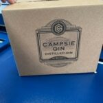 a custom printed shipping box for campsie gin bottles